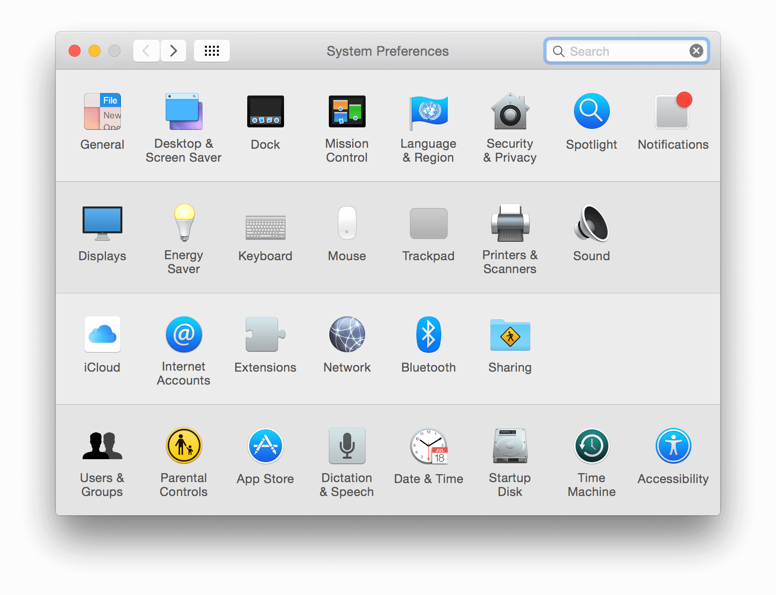 System Preferences