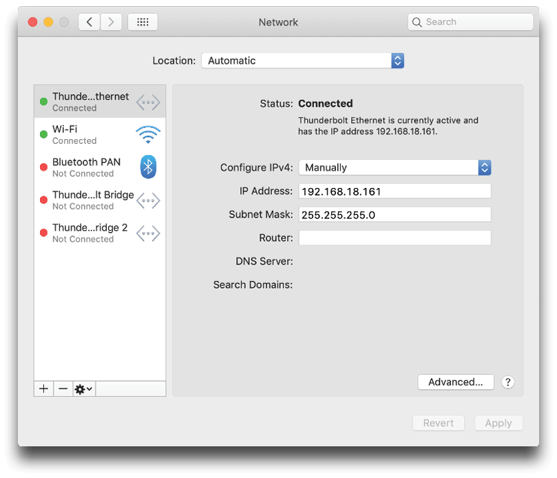 macOS Networking