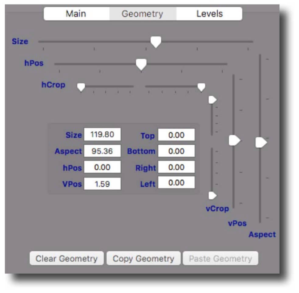 Geometry Tab