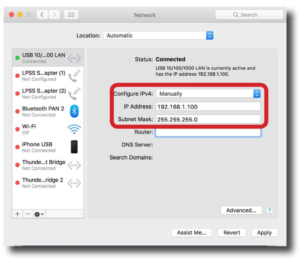 macOS Networking